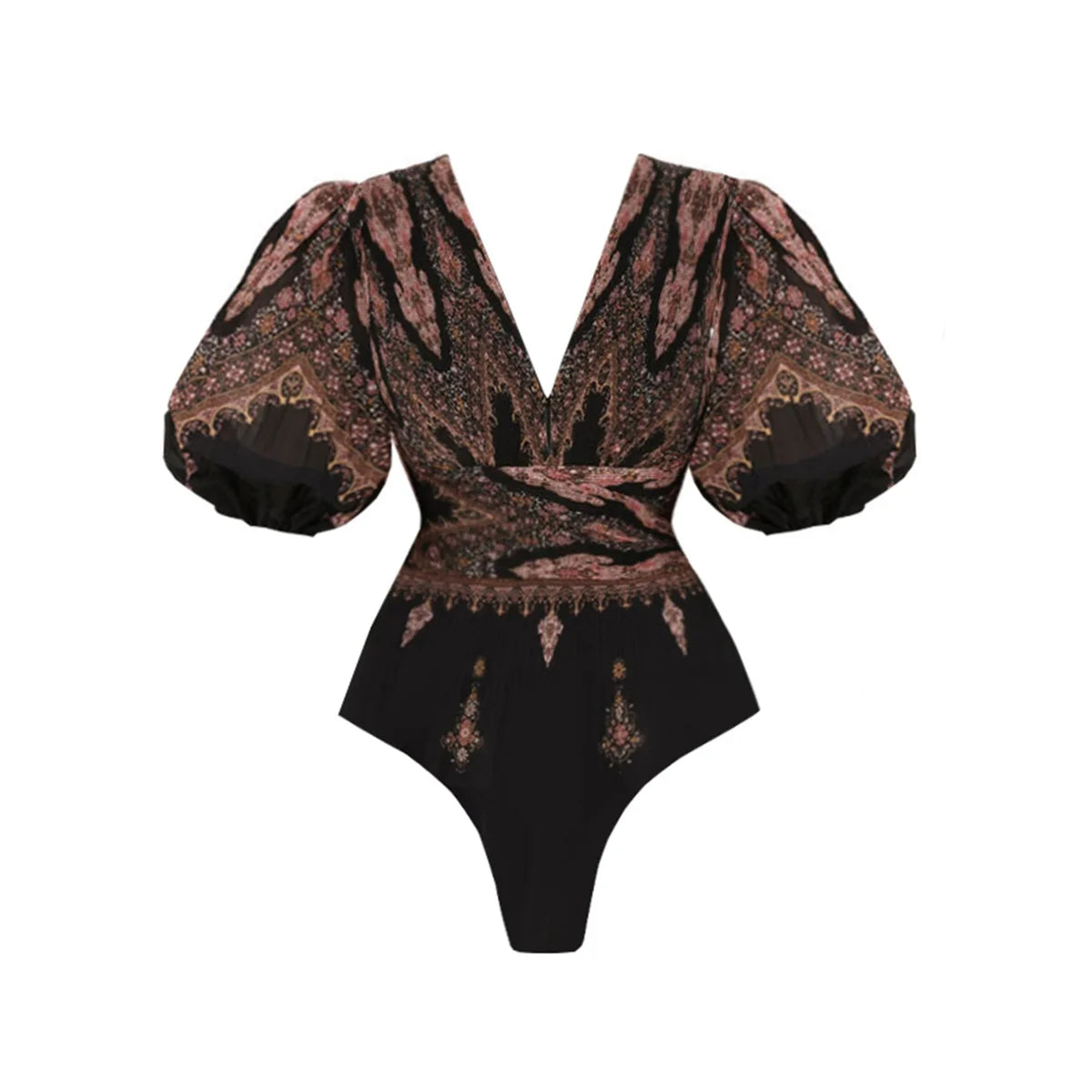 Vintage Inspired Bathing Suit with a Contemporary Edge