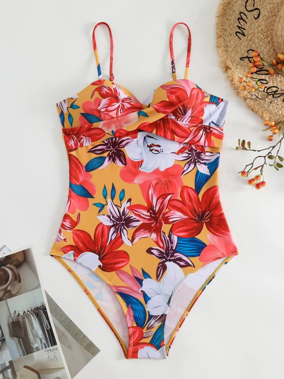 Vintage Inspired Monokini with a Contemporary Edge