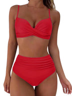 Classic Vintage Bikini with a Flattering Fit