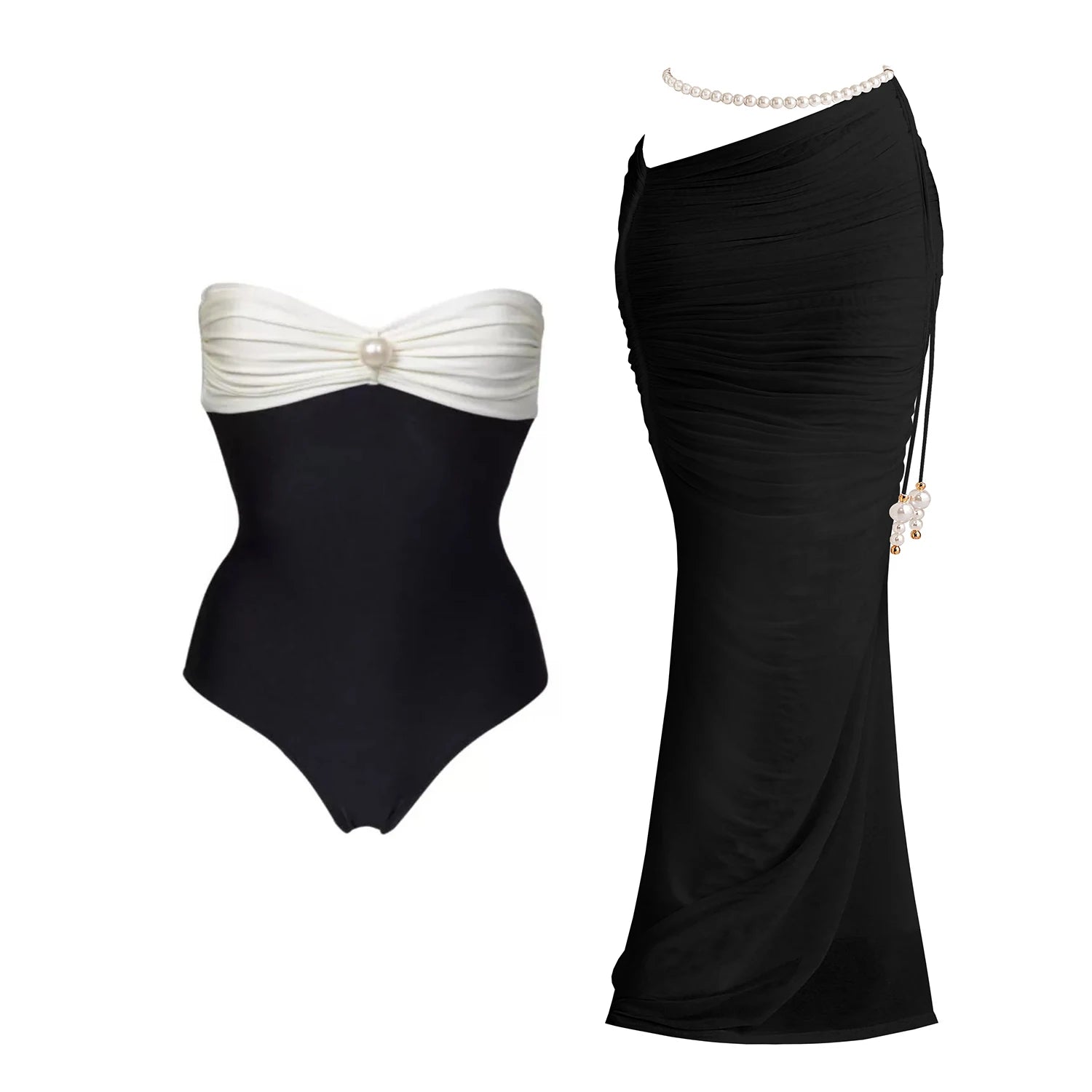 Classic Vintage Bathing Suit with a Flattering Fit
