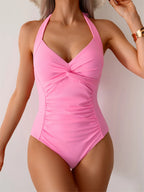 Subtly Elegant Swimsuit with a Refined Vintage Look