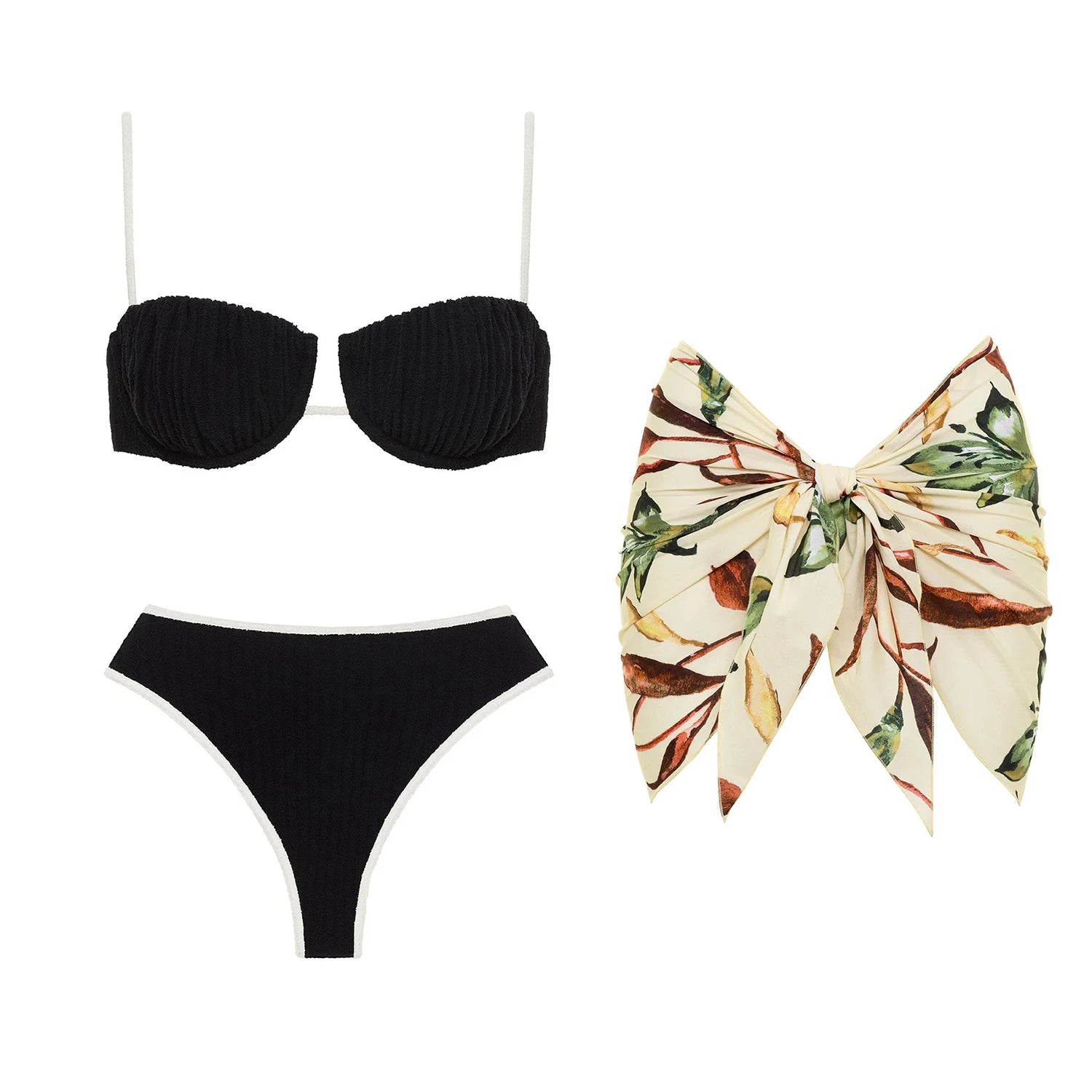 Finely Styled Bathing Suit with a Classic Vintage Look