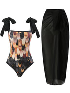 Subtly Elegant Swimsuit with a Refined Vintage Look