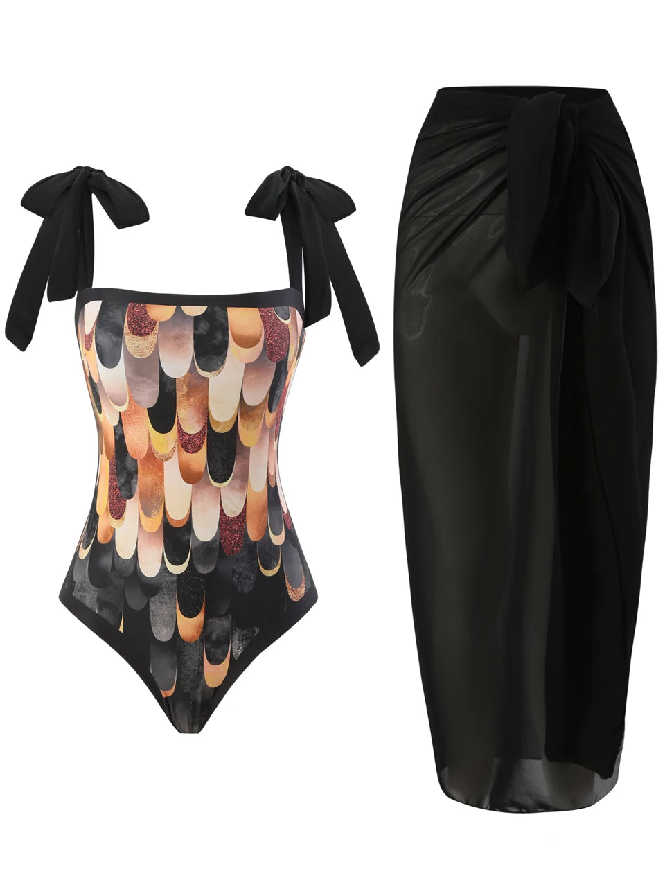 Subtly Elegant Swimsuit with a Refined Vintage Look
