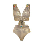 Subtly Elegant Bikini with a Refined Vintage Look