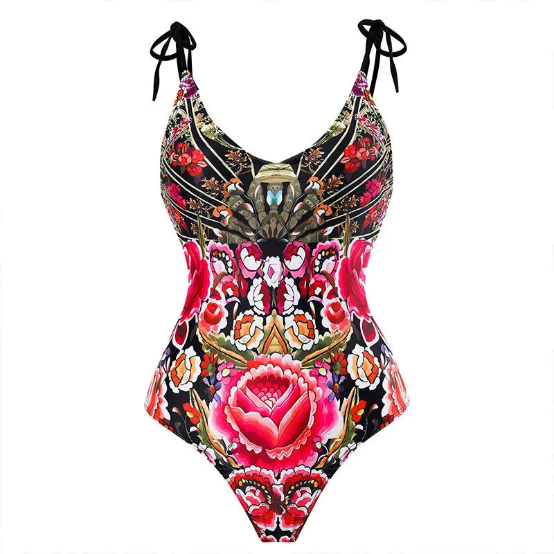 Casually Elegant Swimsuit with a Refined Edge