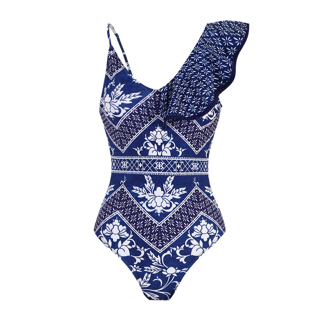 Vintage Inspired Bathing Suit with a Contemporary Edge