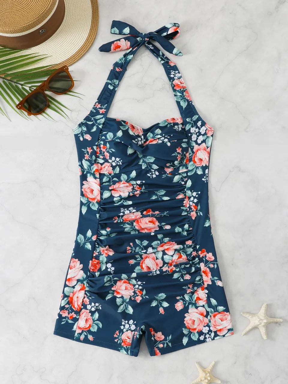Casually Elegant Swimsuit with a Refined Edge