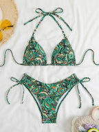 Classic Vintage Bikini with a Flattering Fit