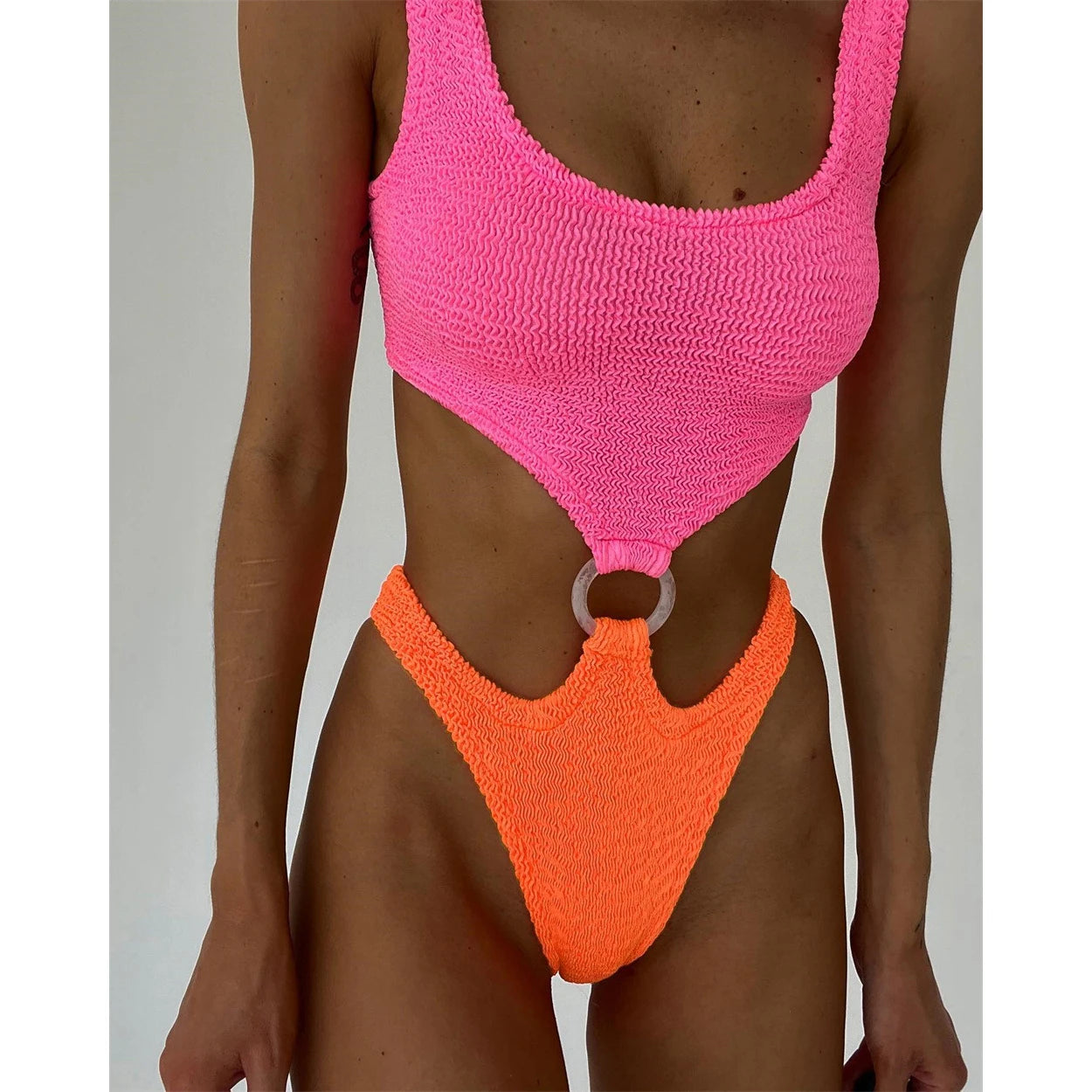 Vintage Inspired Bathing Suit with a Contemporary Edge