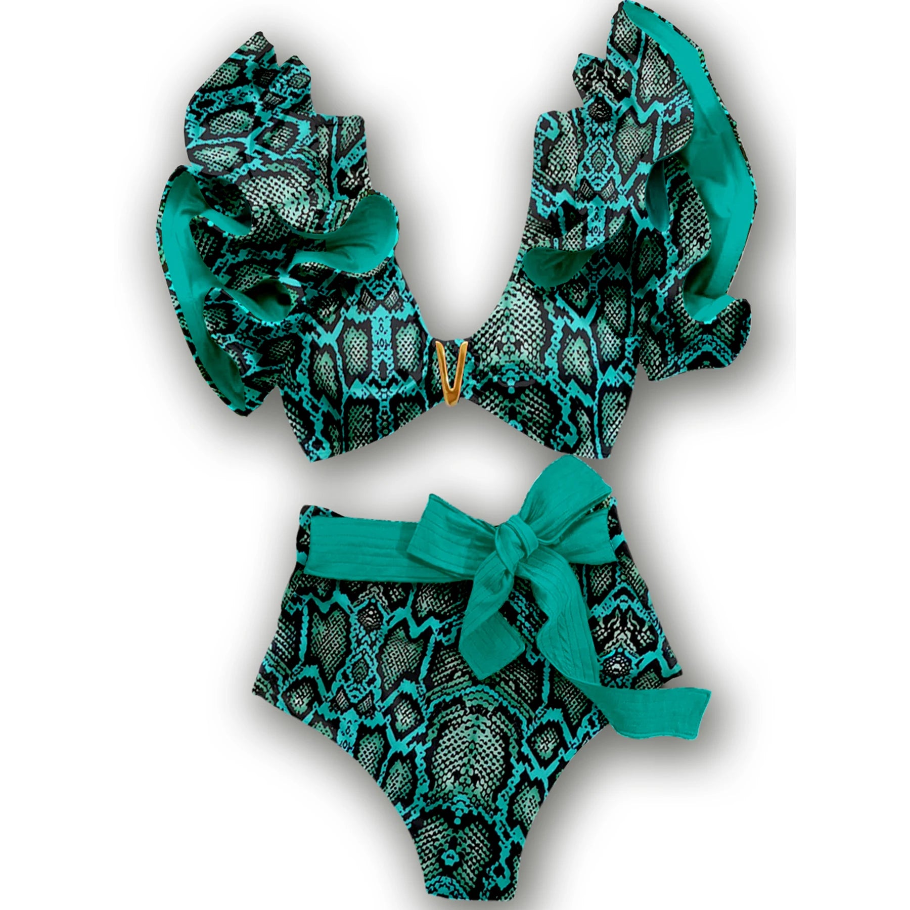 Vintage Inspired Bathing Suit with a Contemporary Edge