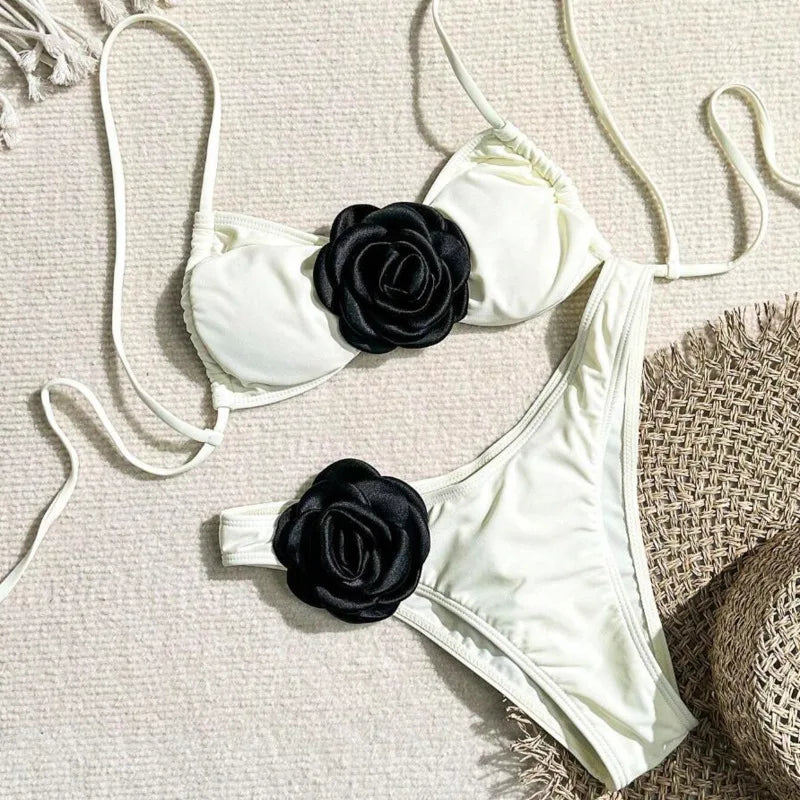 Finely Styled Bathing Suit with a Classic Vintage Look