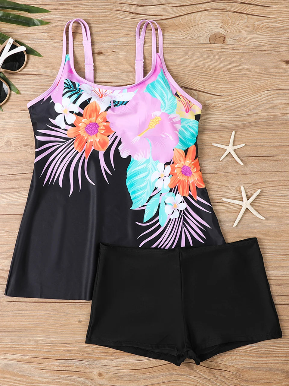 Subtly Elegant Bathing Suit with a Refined Vintage Look