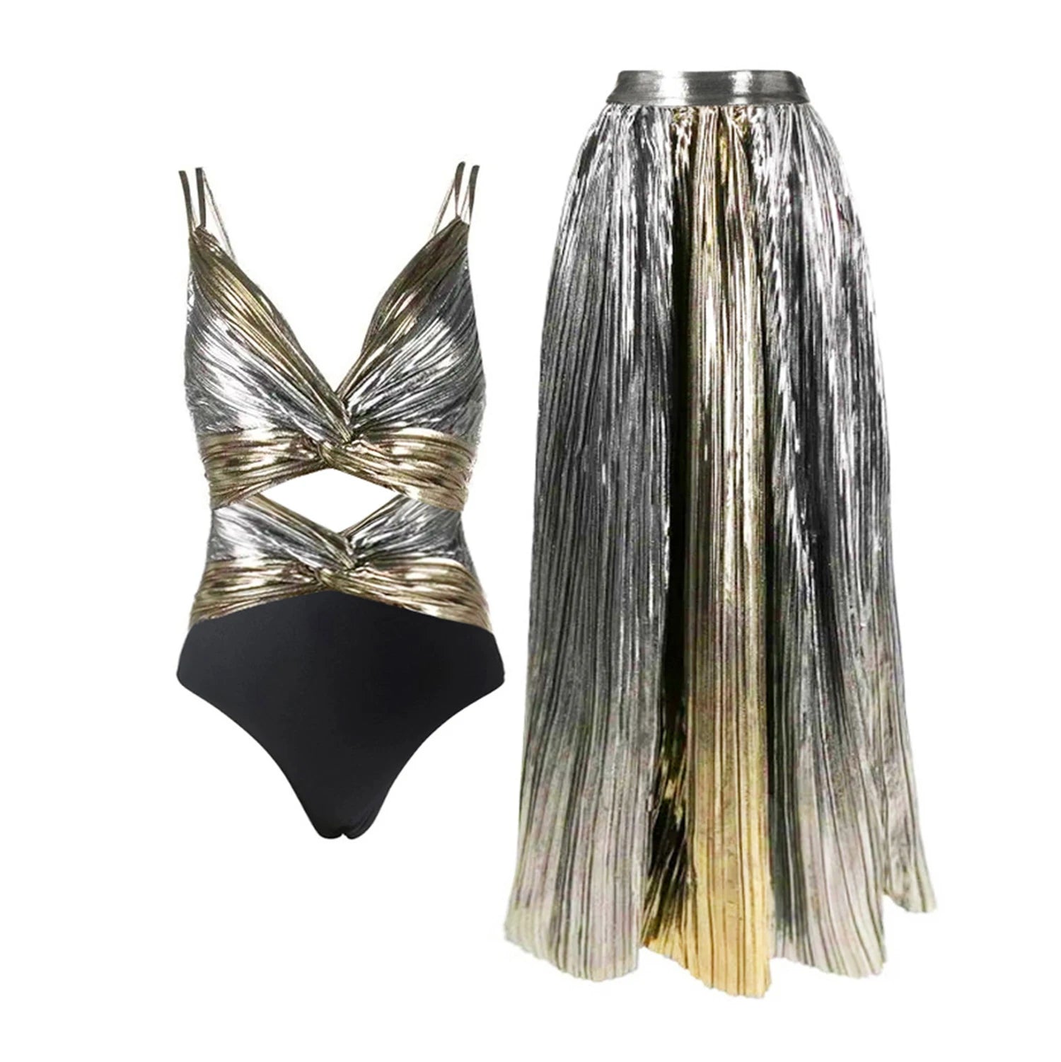 Beautifully Finished Bathing Suit in a Timeless Design