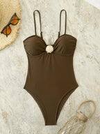 Beautifully Finished Swimsuit in a Timeless Design