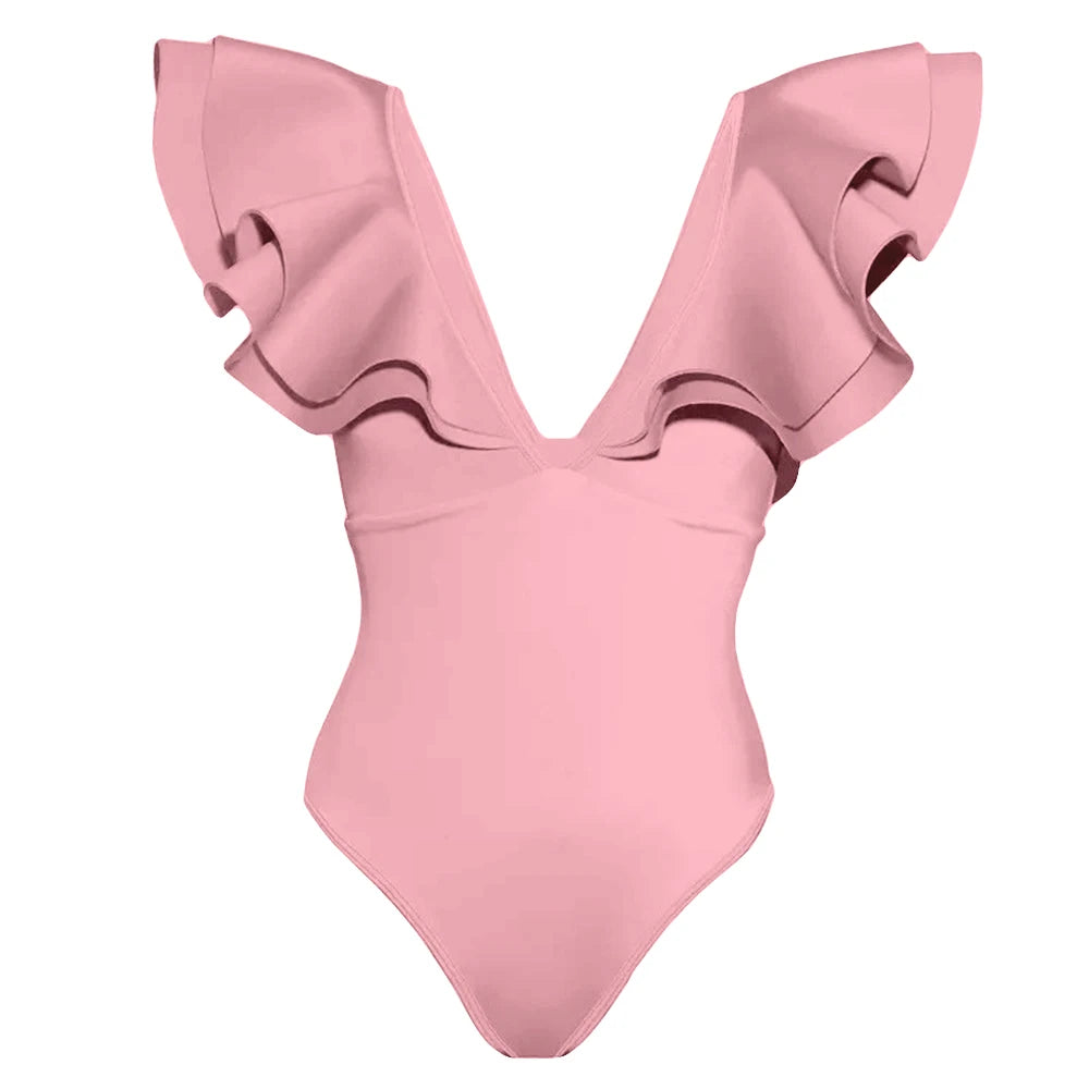 Vintage Inspired Bathing Suit with a Contemporary Edge