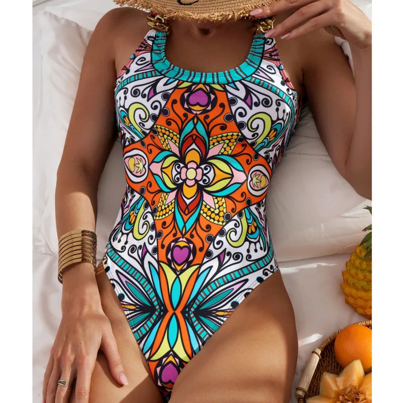 Classic Vintage Bathing Suit with a Flattering Fit
