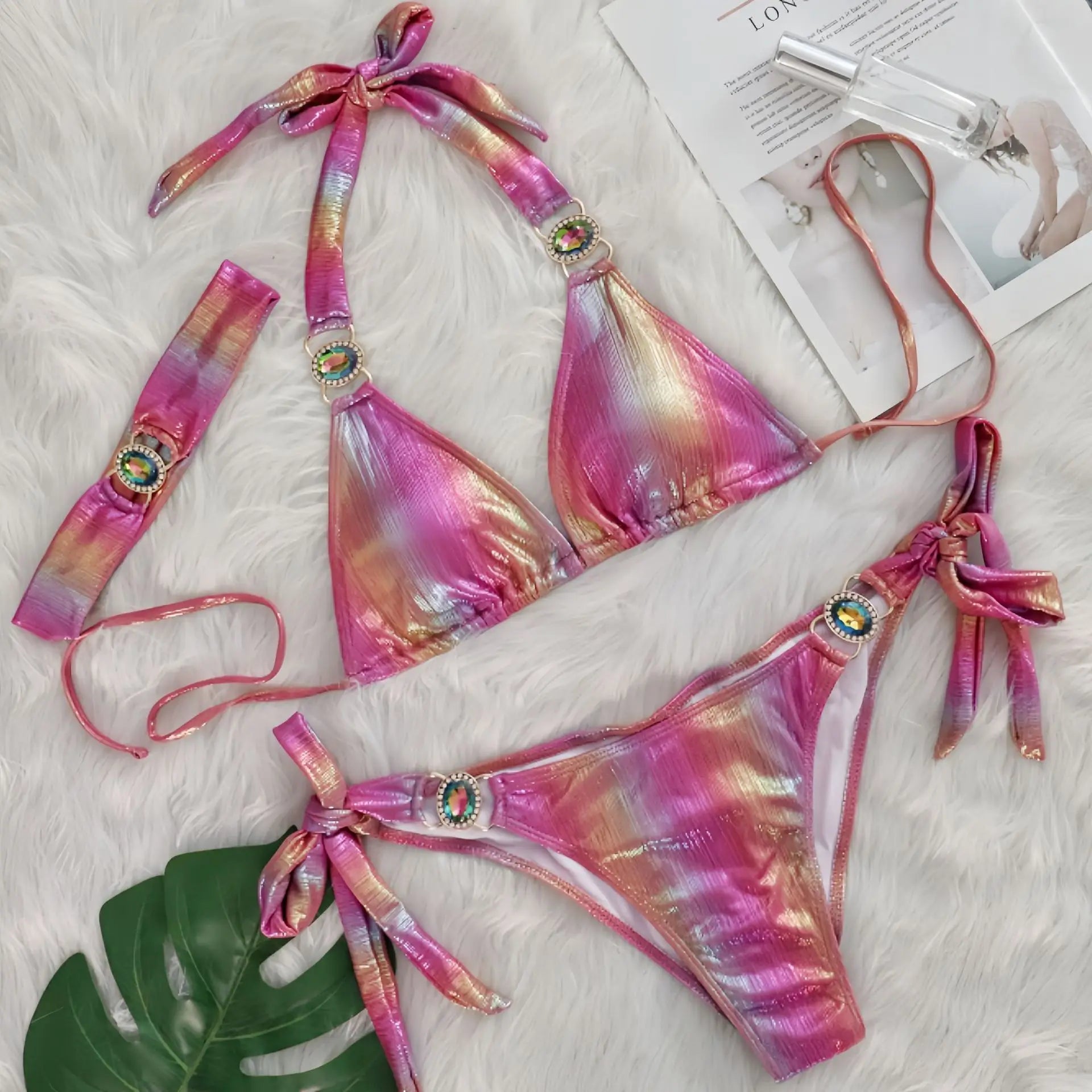 Subtly Elegant Bathing Suit with a Refined Vintage Look