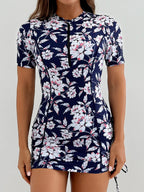 Subtly Elegant Swimsuit with a Refined Vintage Look