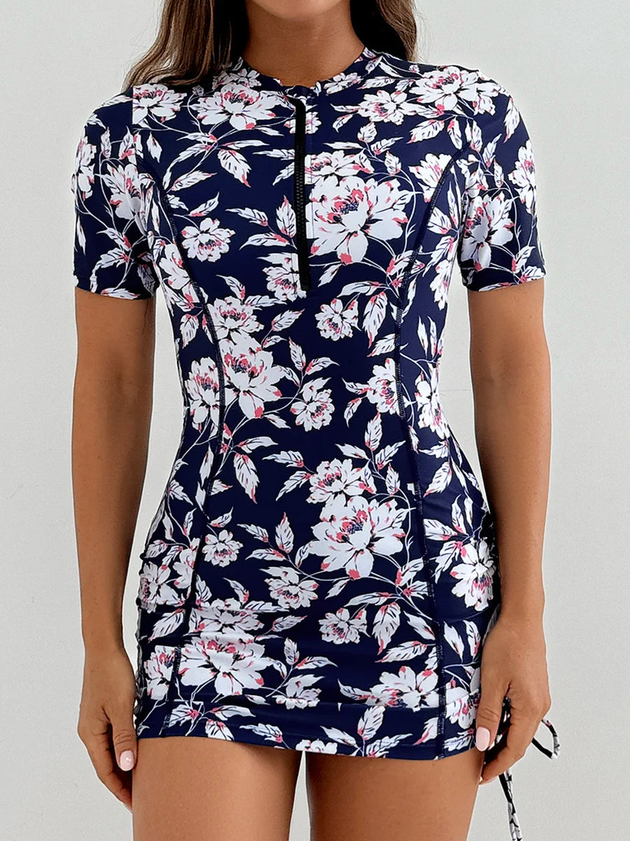 Subtly Elegant Swimsuit with a Refined Vintage Look