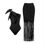 Casually Elegant Bathing Suit with a Refined Edge
