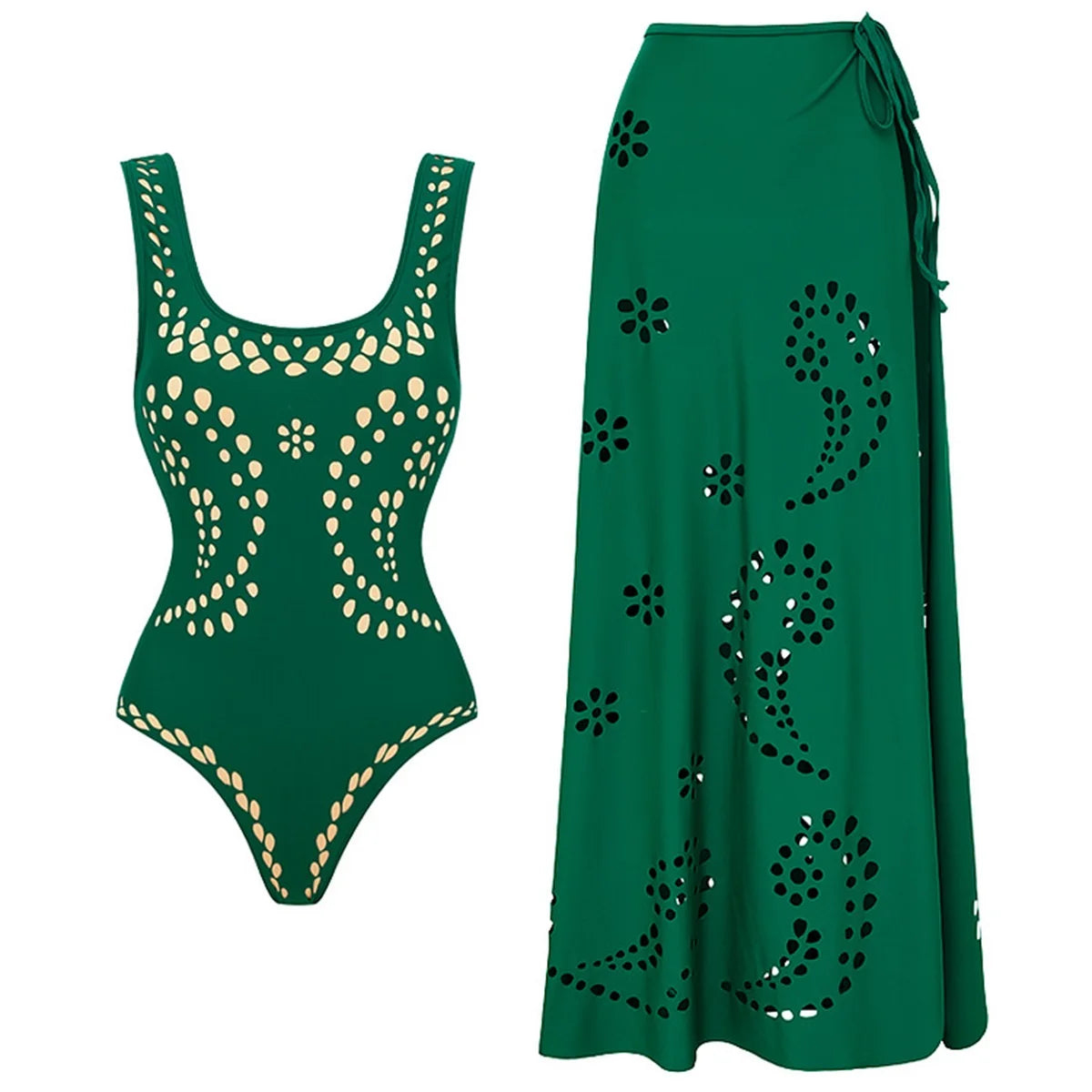 Classic Vintage Bathing Suit with a Flattering Fit