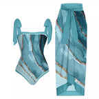 Casually Elegant Swimsuit with a Refined Edge