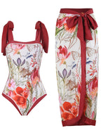Subtly Elegant Swimsuit with a Refined Vintage Look