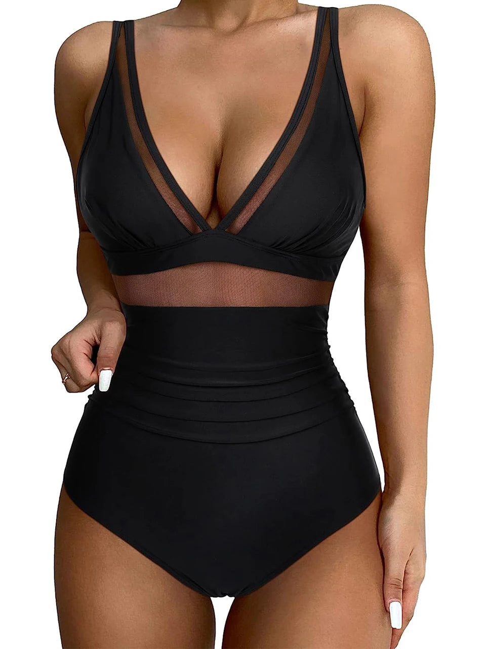Vintage Inspired Bathing Suit with a Contemporary Edge