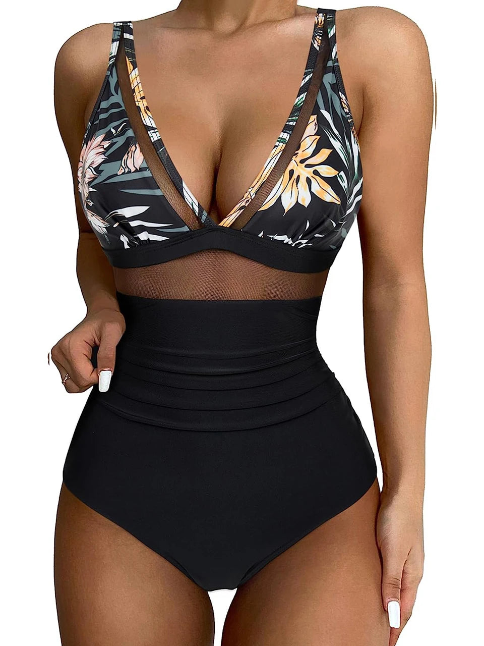 Vintage Inspired Bathing Suit with a Contemporary Edge