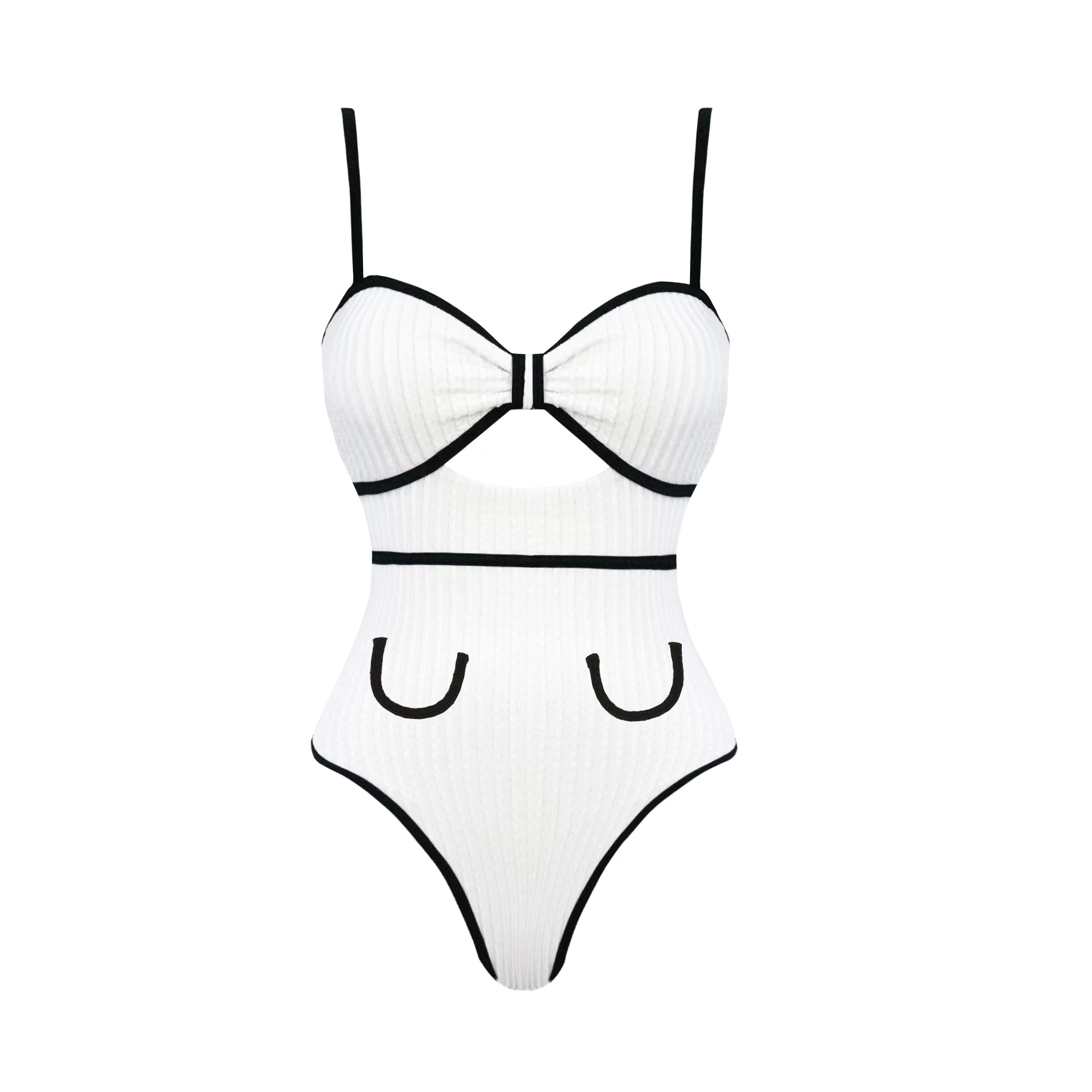 Finely Styled Bathing Suit with a Classic Vintage Look