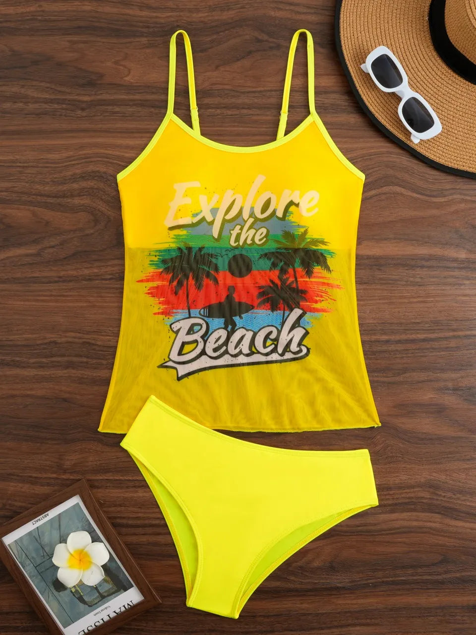 Subtly Elegant Swimsuit with a Refined Vintage Look