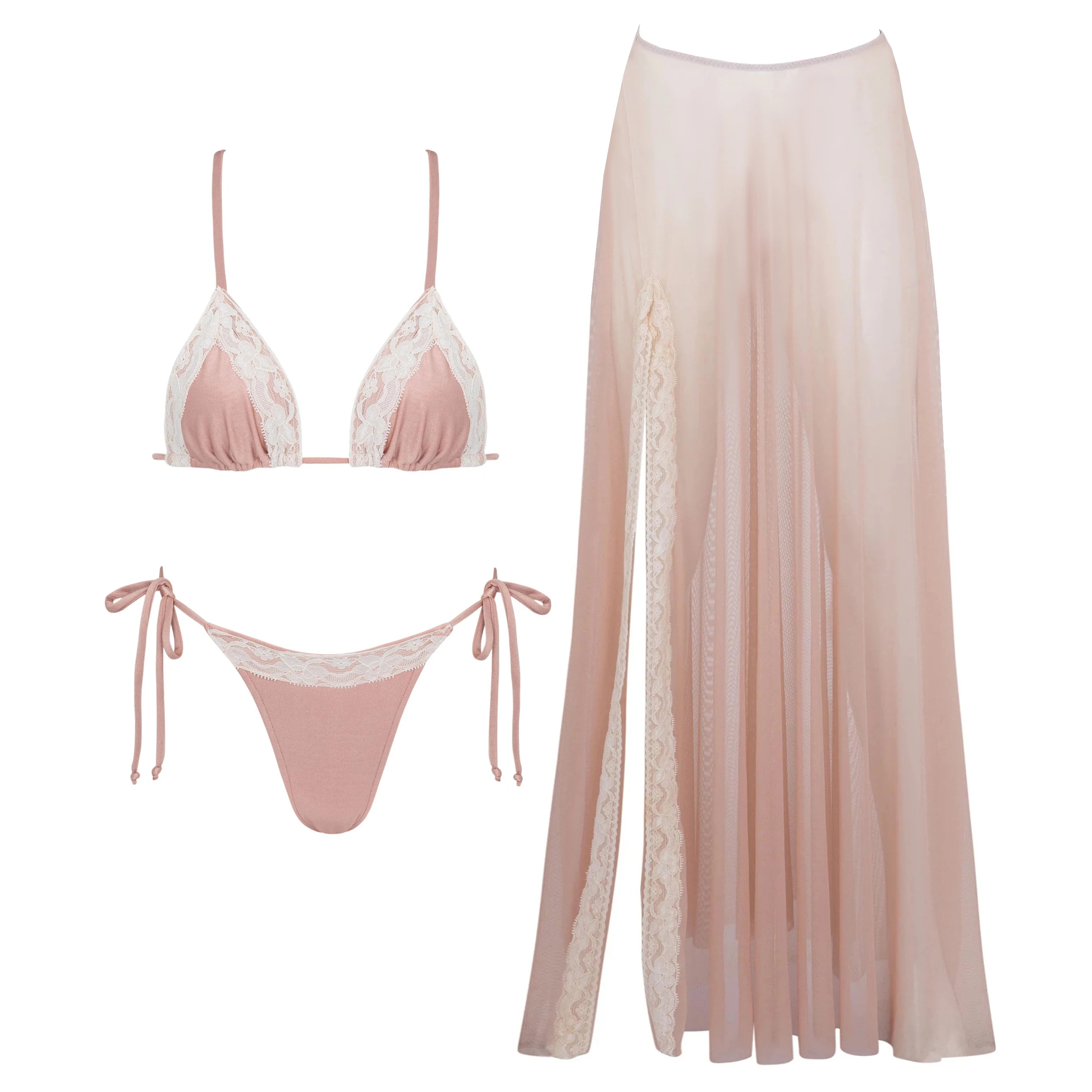 Beautifully Finished Bathing Suit in a Timeless Design