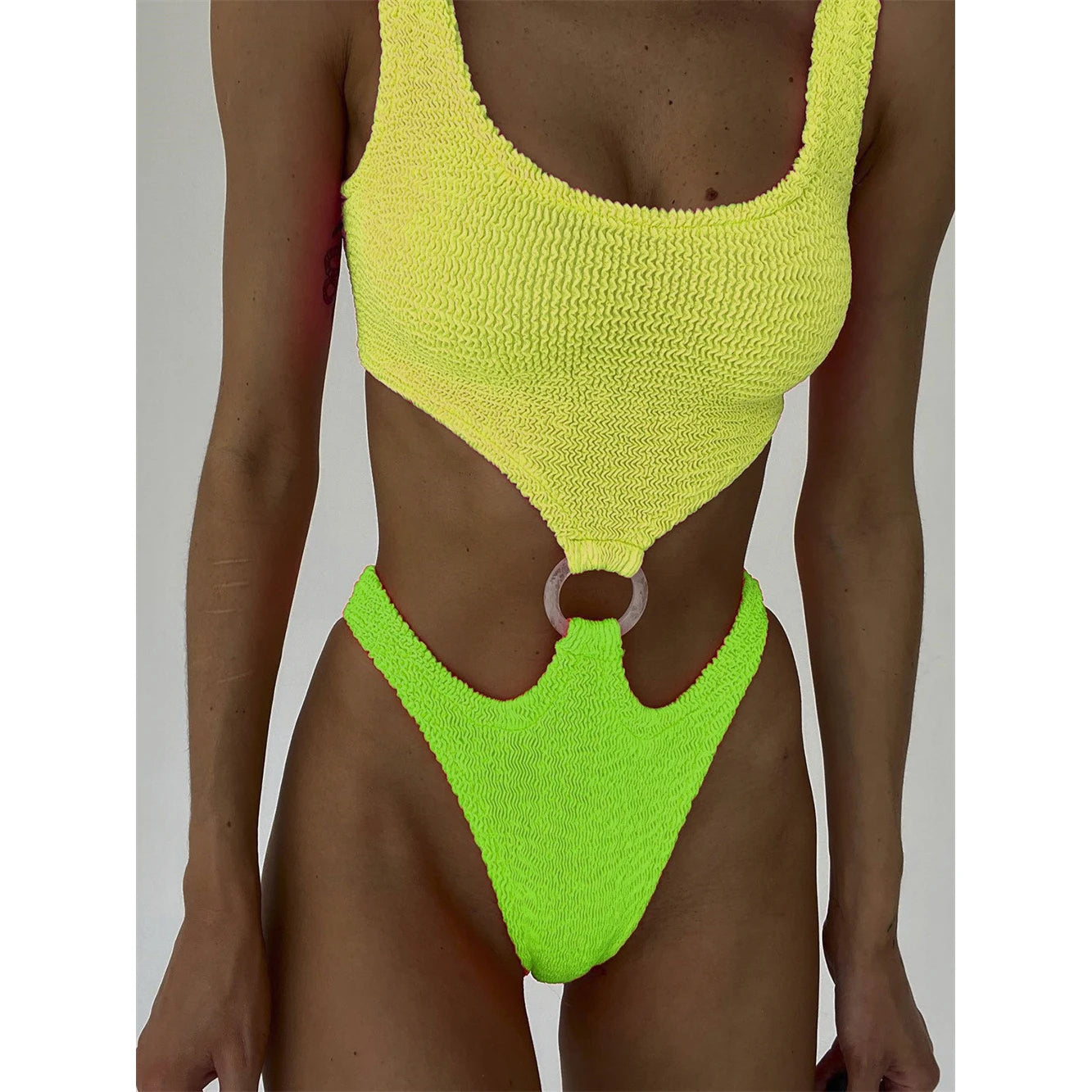 Vintage Inspired Bathing Suit with a Contemporary Edge
