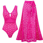 Subtly Elegant Bathing Suit with a Refined Vintage Look