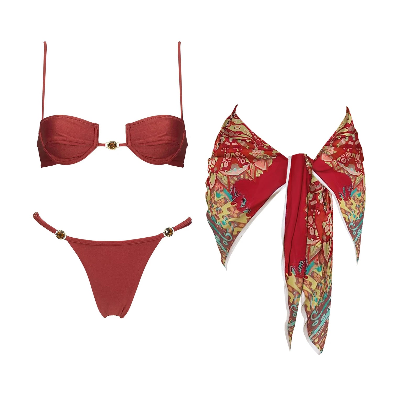 Casually Elegant Bathing Suit with a Refined Edge