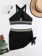 Subtly Elegant Bikini with a Refined Vintage Look
