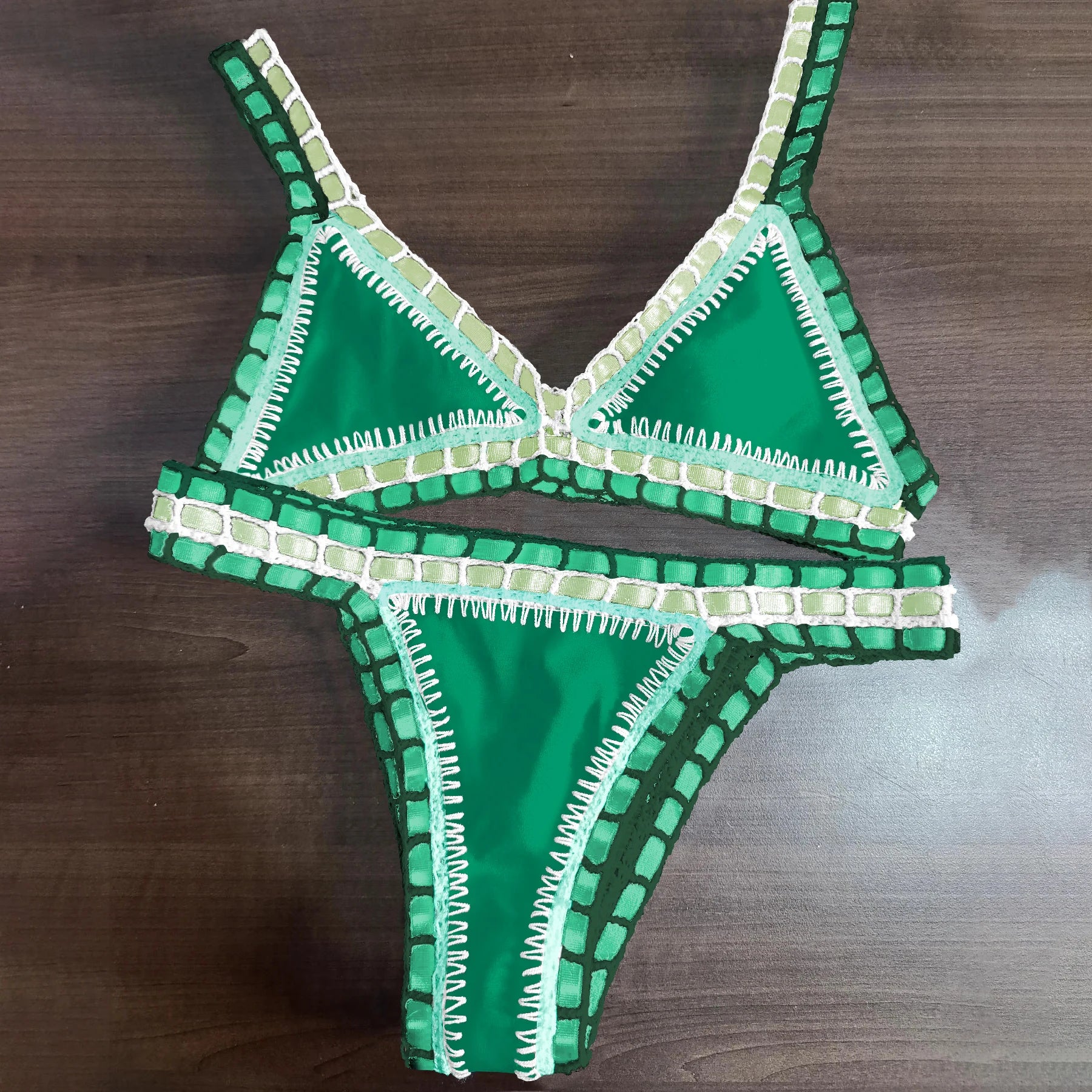 Vintage Inspired Bathing Suit with a Contemporary Edge
