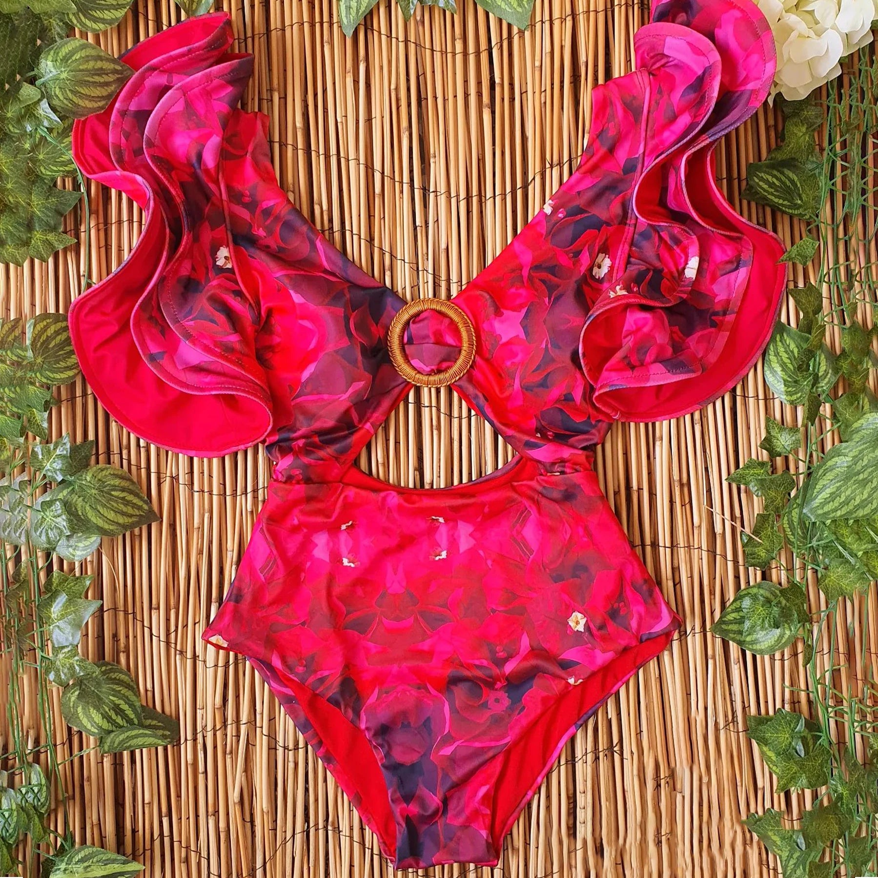 Vintage Inspired Bathing Suit with a Contemporary Edge
