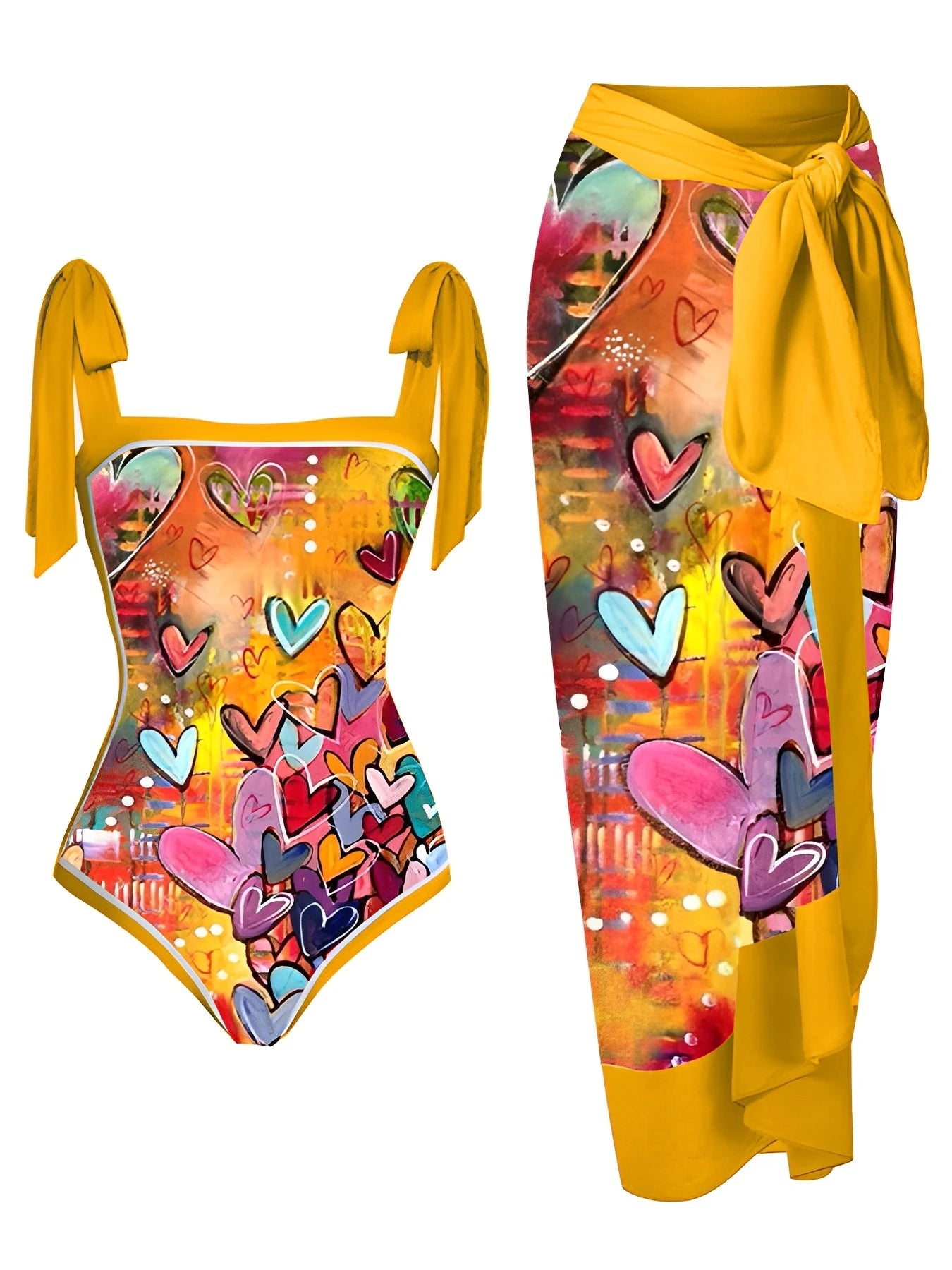 Casually Elegant Swimsuit with a Refined Edge