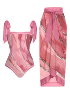 Subtly Elegant Swimsuit with a Refined Vintage Look