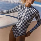 Subtly Elegant Bathing Suit with a Refined Vintage Look
