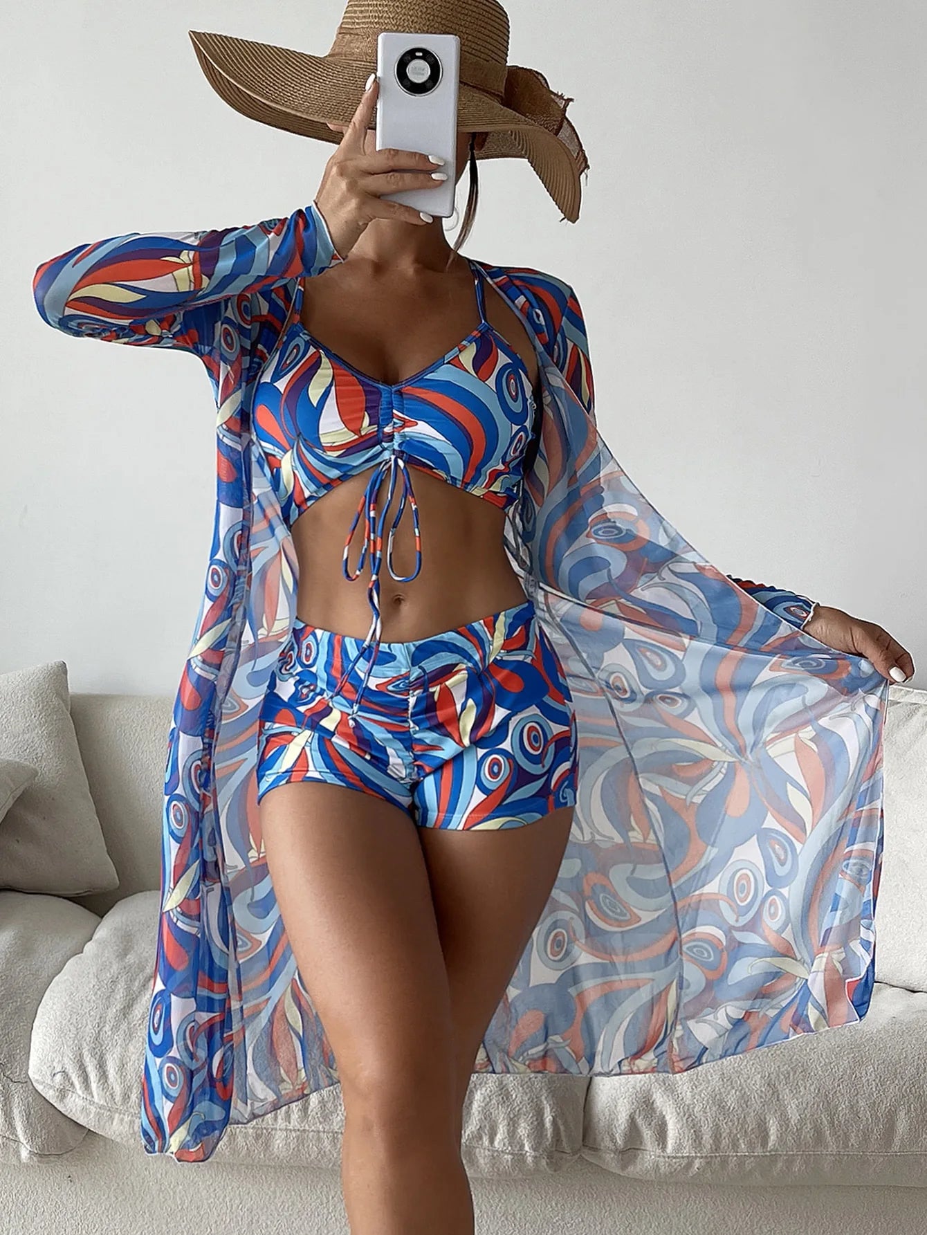 Finely Styled Bathing Suit with a Classic Vintage Look
