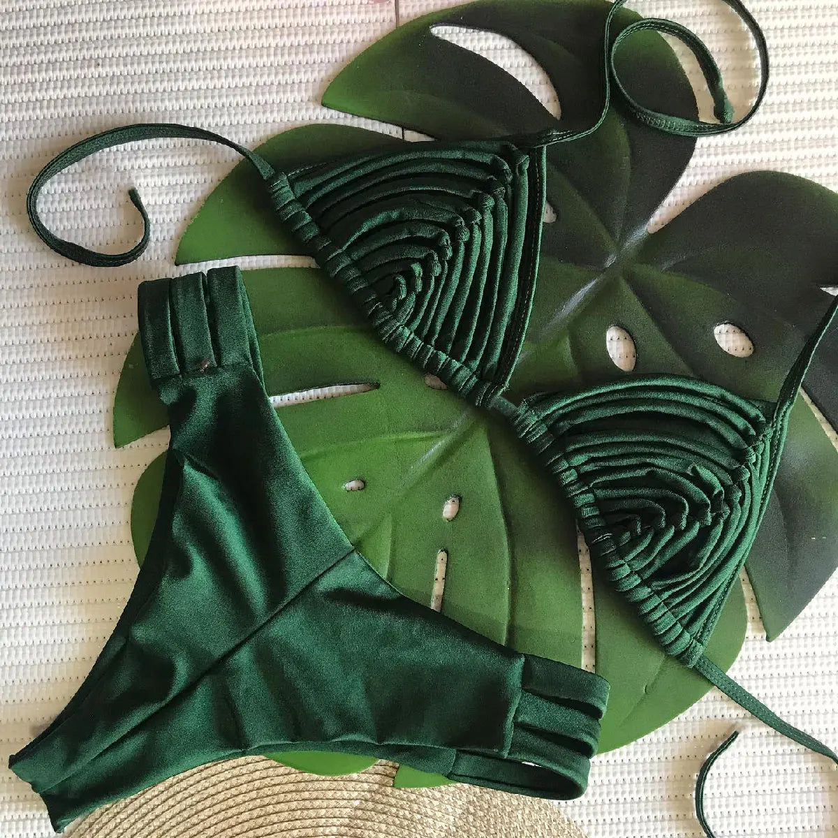 Casually Elegant Bathing Suit with a Refined Edge