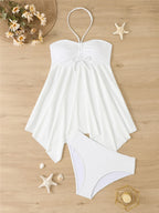 Subtly Elegant Swimsuit with a Refined Vintage Look