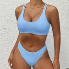 Subtly Elegant Bathing Suit with a Refined Vintage Look