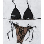 Subtly Elegant Bathing Suit with a Refined Vintage Look