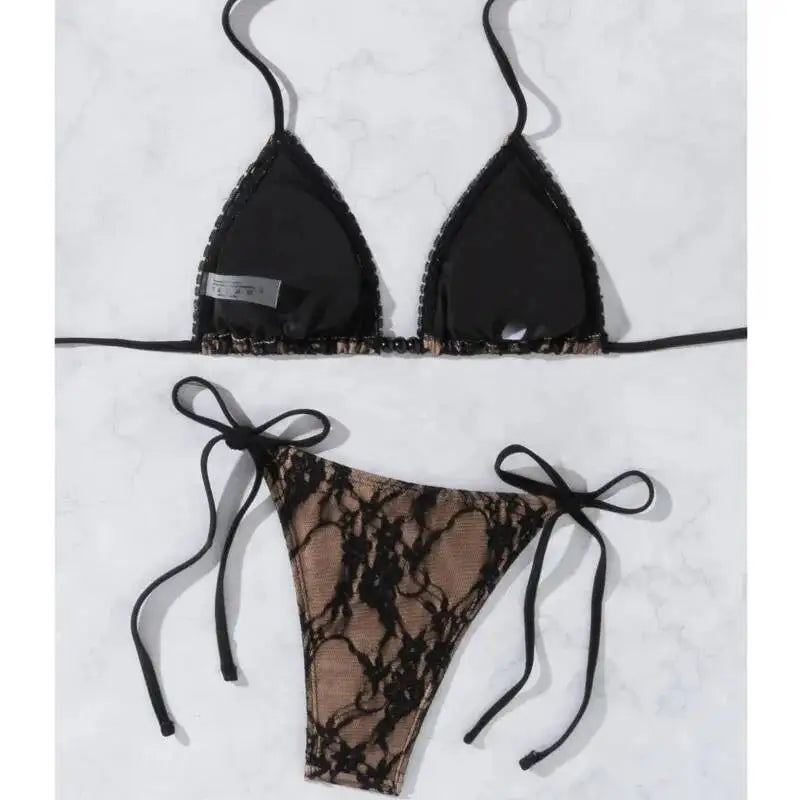 Subtly Elegant Bathing Suit with a Refined Vintage Look