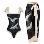 Casually Elegant Swimsuit with a Refined Edge
