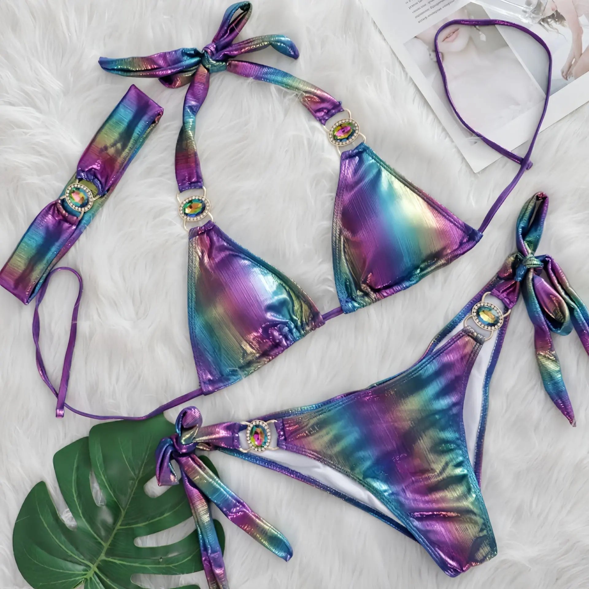 Subtly Elegant Bathing Suit with a Refined Vintage Look